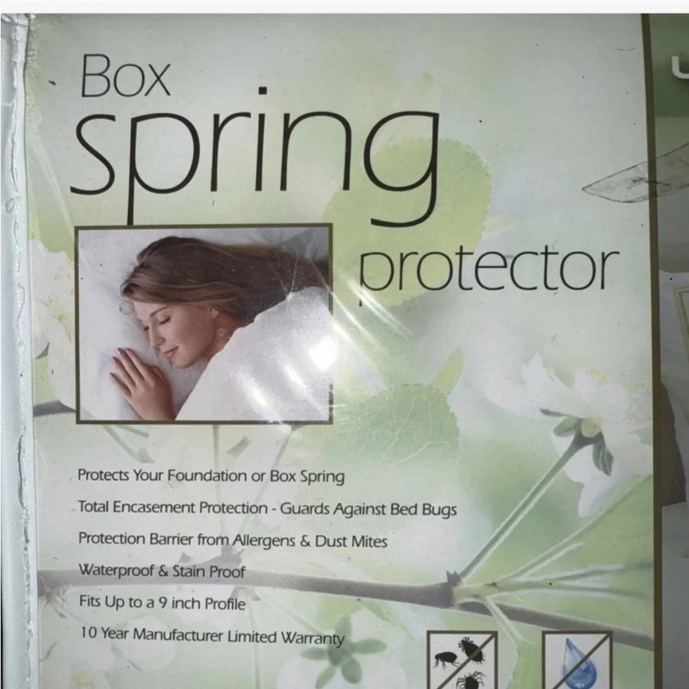 Box Spring Protector - White
